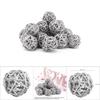 20Pcs Rattan Balls for Garden Wedding Party Christmas Decoration(Silver)