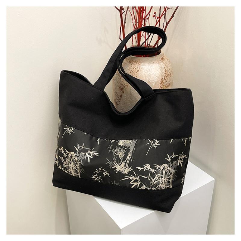 Bag Handheld Girl Spring New Versatile Canvas Bag Large Capacity Tote Bag