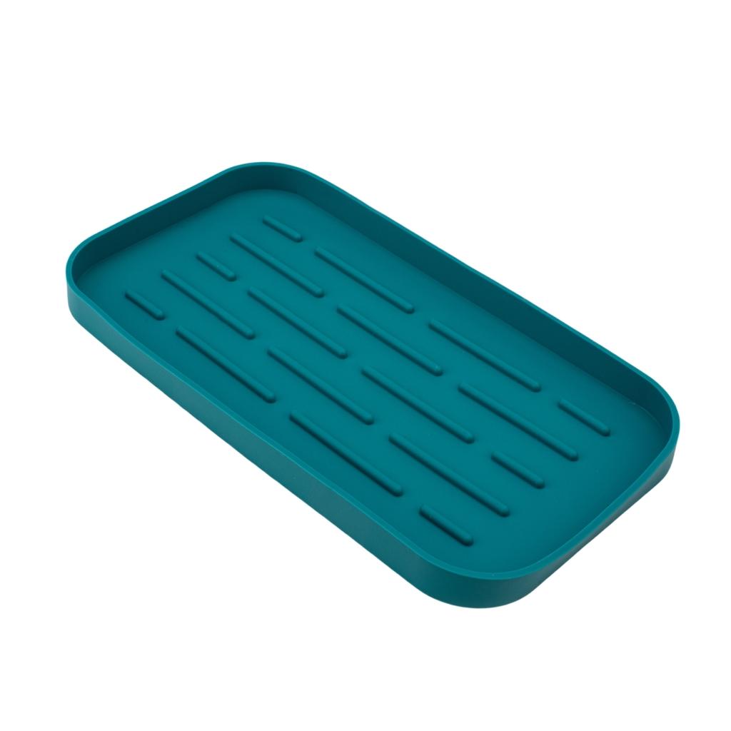 Raised Design Flexible Silicone Silicone Sponge Holder Drain Tray Accessible Coasters Features Note Accessible