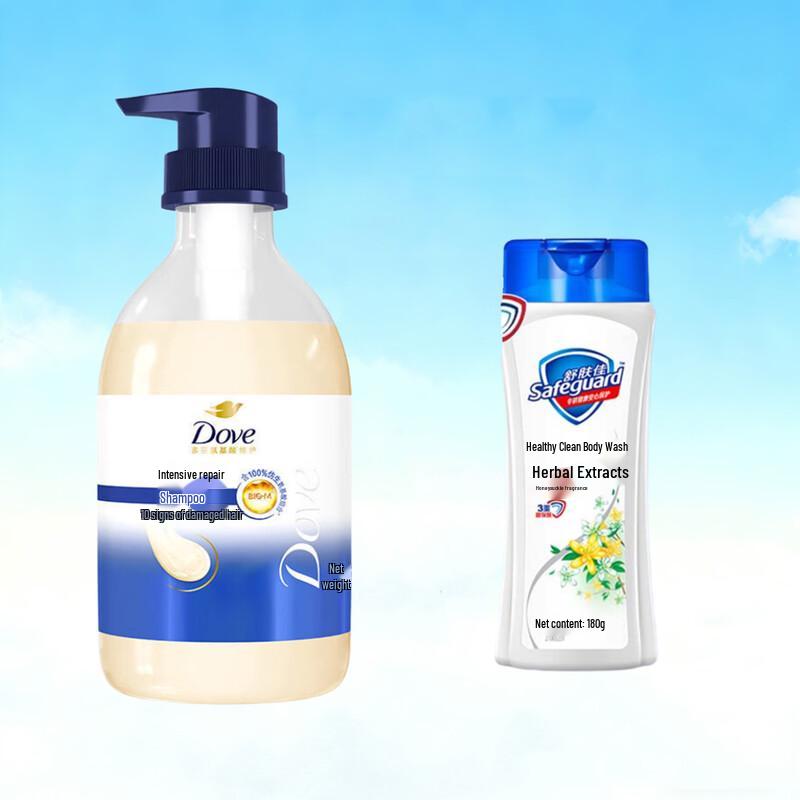 

Dove Intensive Nourishment Shampoo & Safeguard Body Wash Set