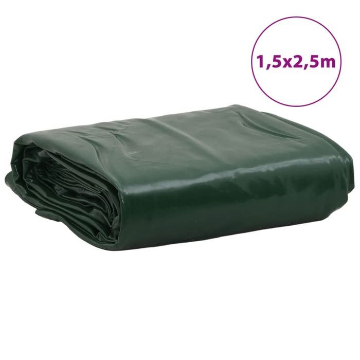 VidaXL Tarpaulin, Roof Cover with Metal Eyelets, UV-Resistant Protective Tarp Garden Outdoor, Green 156052