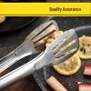 12-inch Thickened 304 Stainless Steel Food Tongs