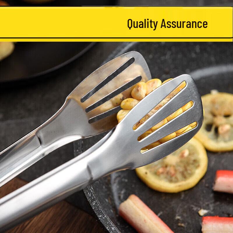 12-inch Thickened 304 Stainless Steel Food Tongs