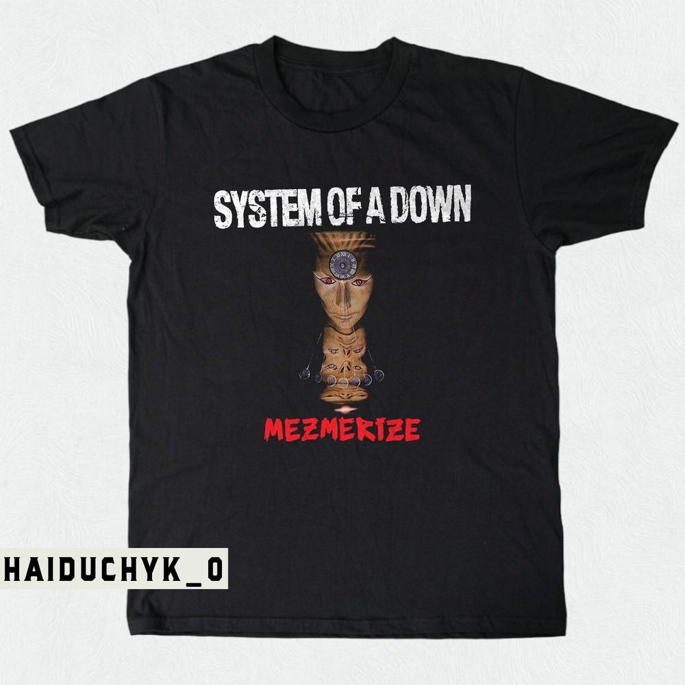 New System of a Down - Mezmerize Music Unisex Black T-shirt Size S-5XL Unisex T-Shirt