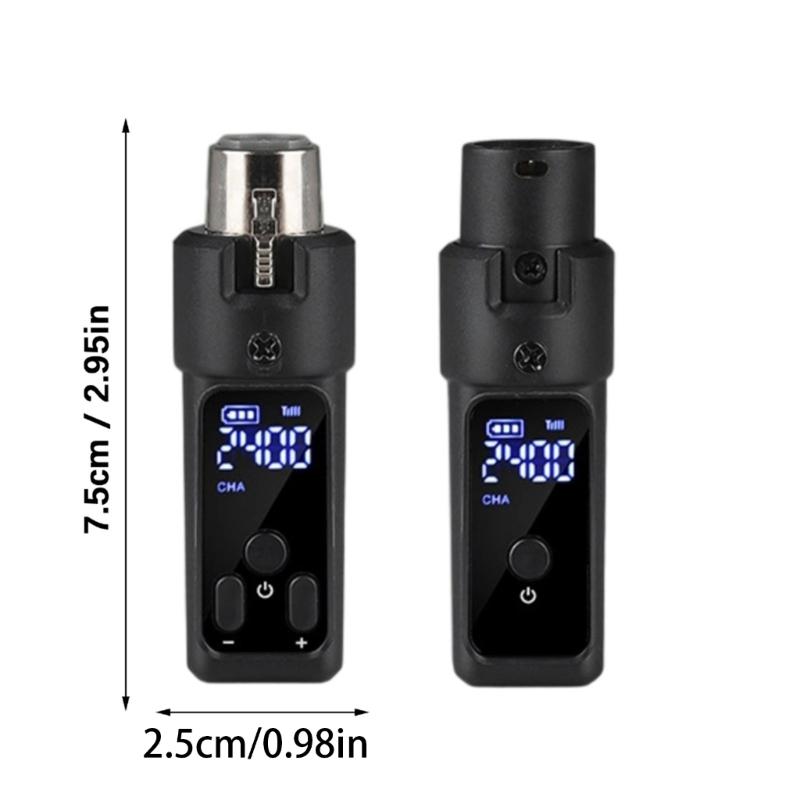 2.4Ghz Microphone Wireless Converter Transmitter and Microphone Receiver Dynamic Condenser Microphone Universal