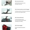 3 In 1 Luggage Strap Set High Strength Polyester Travel Suitcase Connector For Secure Transport
