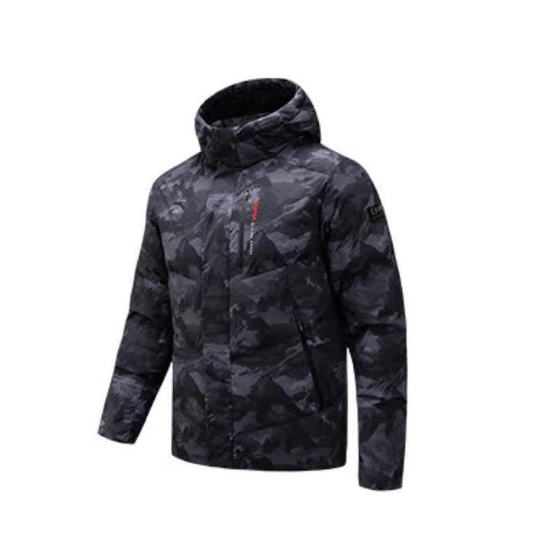 Anta Men's Six-Degree Core RDS95 Toray Primeflex Water-Repellent Hooded Down Jacket