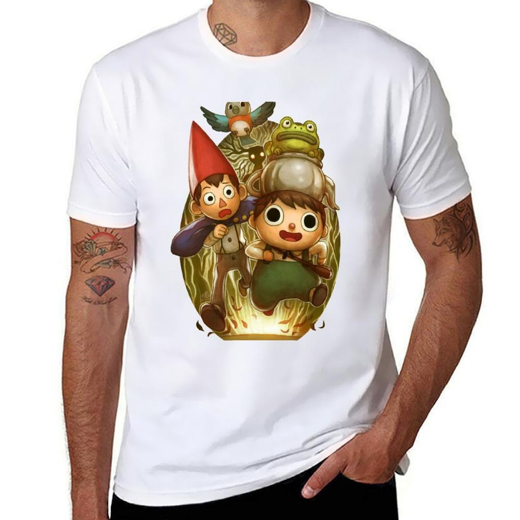 Over The Garden Wall T-shirt Man T Shirts Graphic Men T Shirt Cotton 100% Mens Graphic T Shirts T-shirt