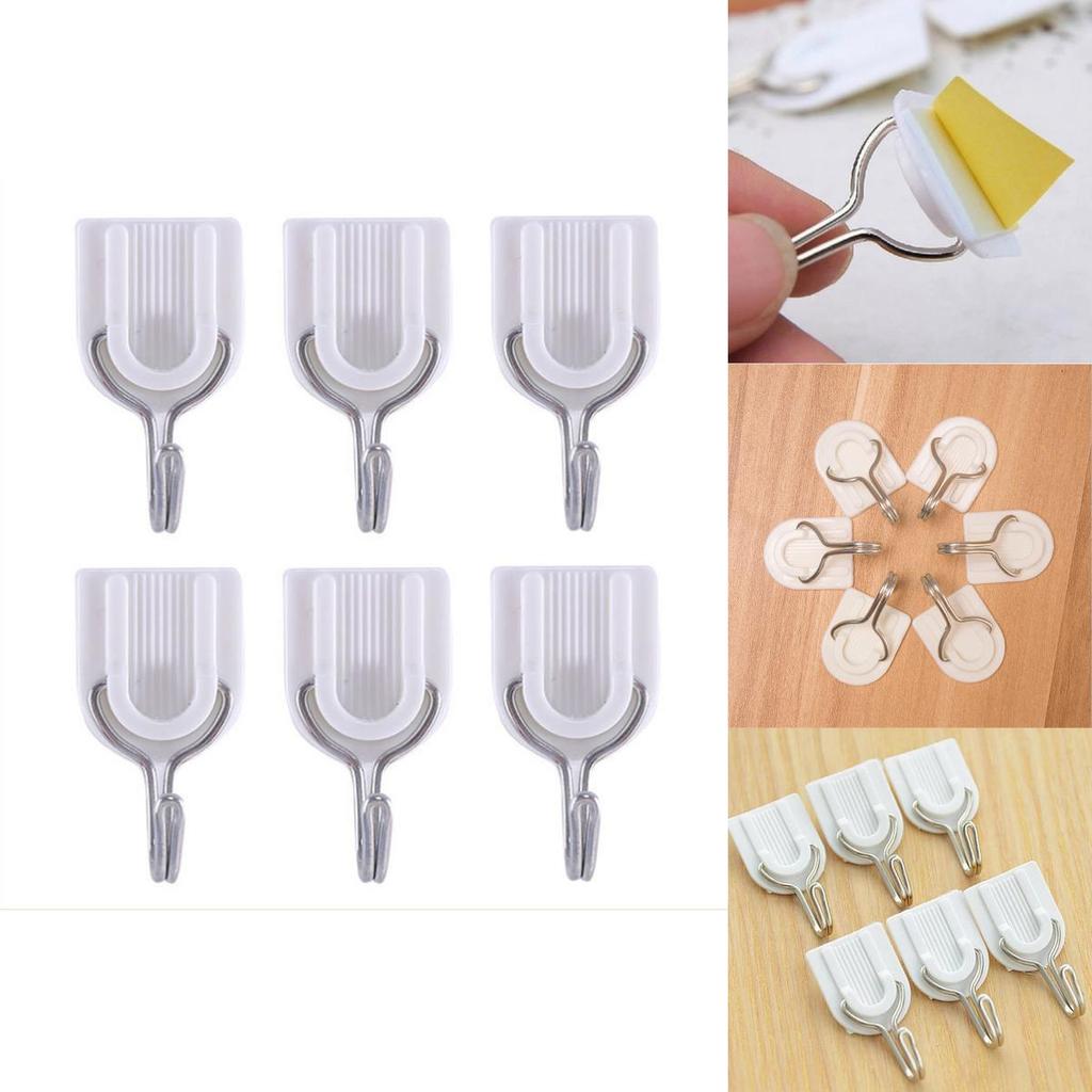 Versatile Self Adhesive Hooks For Stylish Wall Hanging In Any Room Decor