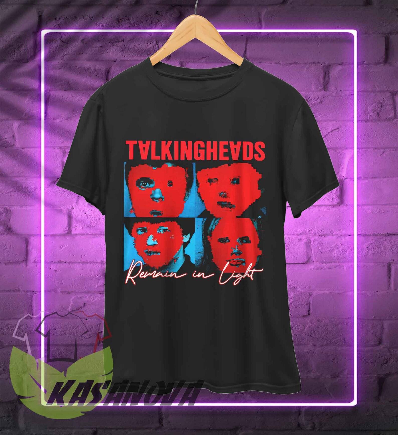 Talking Heads T-Shirt: Remain in Light Album Art, Retro Rock Band Music Merch Shirt XL