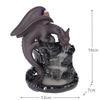 [HARGIO] Backflow Incense Burner, Stylish Ceramic Incense Burner for Backflow Incense, Flowing River Incense, Cute Decor for Good Luck, Feng Shui,