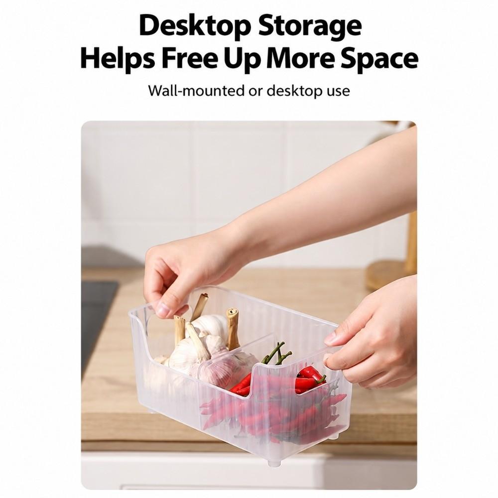 Removable Dividers Food Storage Organizer Seasoning Organizer Rack  Refrigerator Organizer
