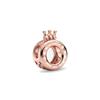 New Authentic Copper Plated Rosegold Heart Bird Butterfly Bead Charms Flower Charm Bead Charms Compatible With Pandora Bracelets Necklaces Women Diy J