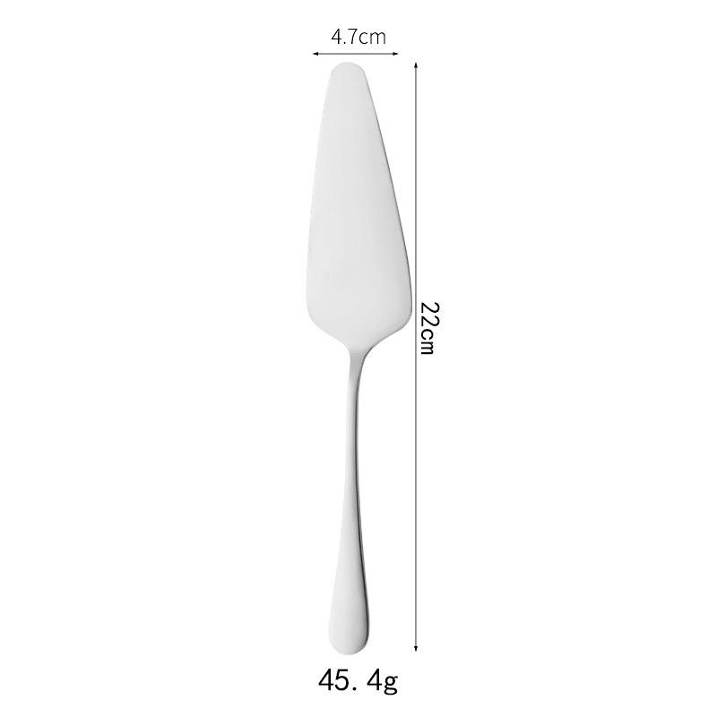 Stainless steel tableware, knives and forks, spoons, western food steak knives and forks, household thickened pointed spoons, round spoons, supplies