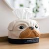 Lovely Dog Creative Minimalist Paper Towel Holder Adorable Cartoon Tissue Box Ideal For Living Rooms Coffee Tables And Dorm Rooms