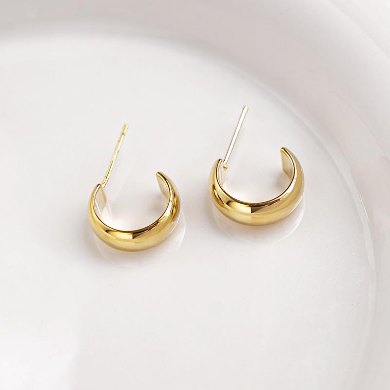 Chic No-Pierce Smooth Ear Clip Earrings for Women – Trendy & Versatile