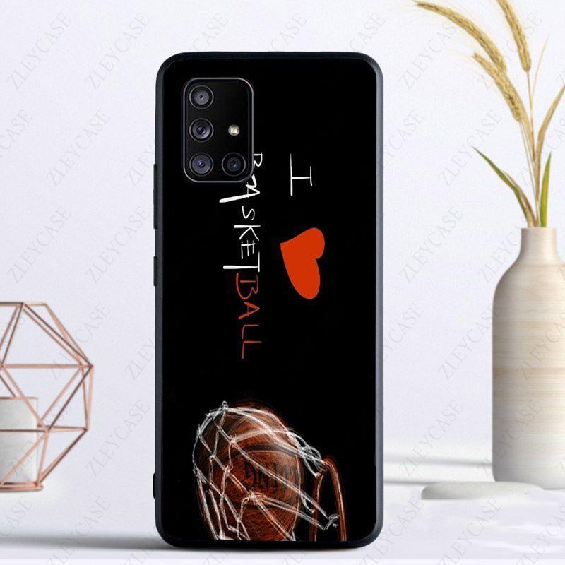 

Баскетбольный чехол для телефона Samsung Galaxy A13 A53 A11 A12 A32 A22 A52S 5G A10 A41 A42 A33 A20E A30S A40 A51 A71 A21S, чехлы Galaxy A71 4G