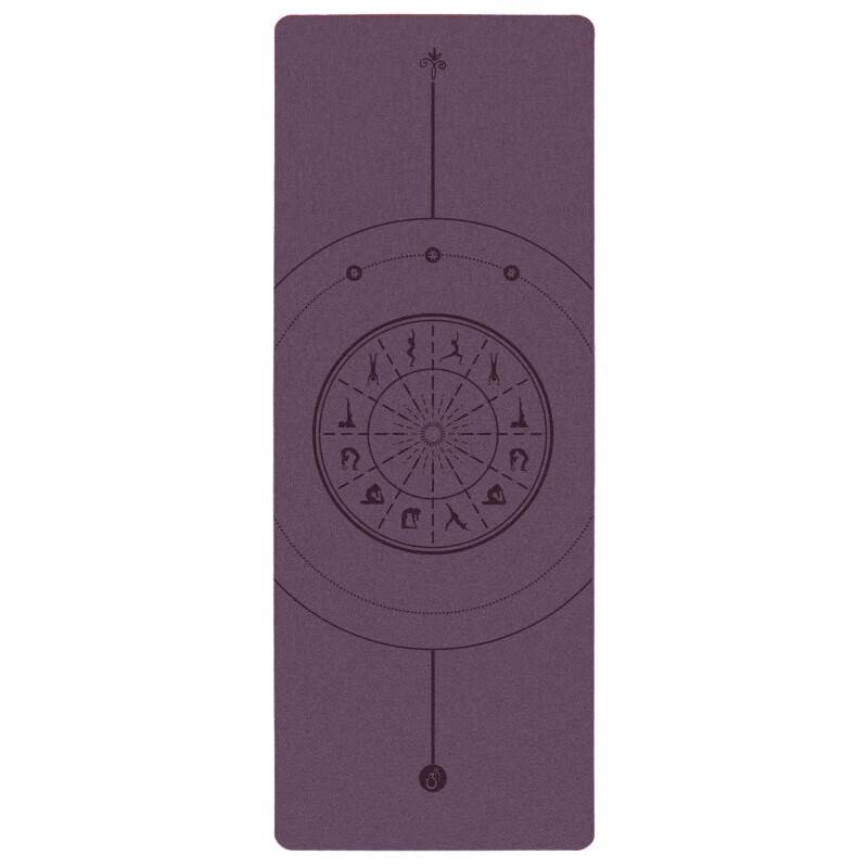 Yimai PU Yoga Mat with Alignment Lines