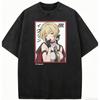 Zenless Zone Zero Anime Lover Washed T-shirt Year round clothing high quality personality Clothes Plus Size Unisex New Model Couples tee