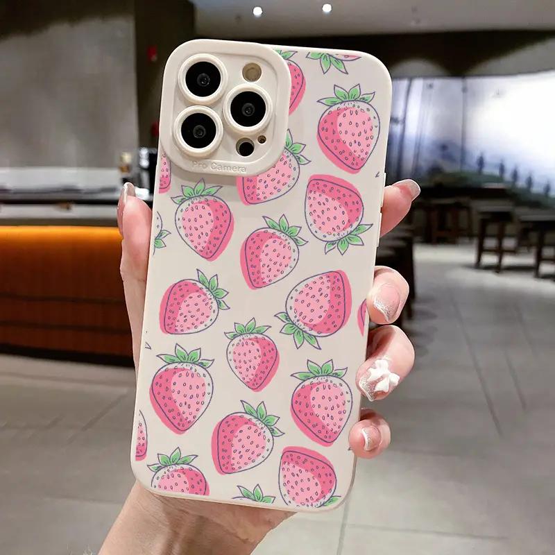 Case For iPhone 17 16 15 Case iPhone 14 Pro Max Cases Vibrant Orange Fruit Graphic Case For iPhone 16 Plus 16E 16 13 12 11 Cover