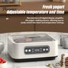 Adjustable Temperature Yogurt Machine Homemade Maker Large Capacity Digital Display Probiotic Food Constant Multipurpose Automatic Fermenter
