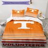Tennessee Volunteers Themed Bedding 3Pcs Duvet Cover Set Decorative Bed Linen For Teen Room Home Decoration