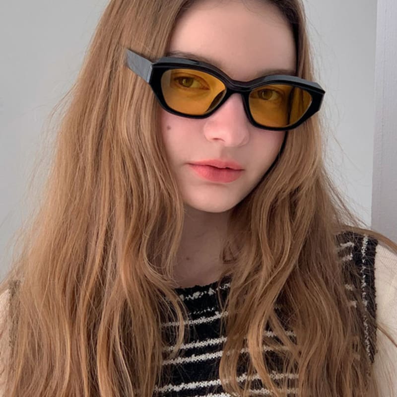 

VASCARA OLIVER (5colors) Green lens black frame