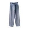 [Mizumi Quality Product] 100% Cotton Double Gauze Room Pants, Men's, Women's, Skin-friendly Long Pants, Moisture Absorbent, Breathable, Comfortable,