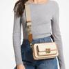 New MICHAEL KORS Bradshaw Polyurethane Camera Bag, Shoulder Bag, Crossbody Bag Medium Women's Vanilla White 32F1G2BC2B-149