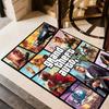 Grand Theft Autoce City Retro 80S Style Floor Mat Perfect For Playrooms Decorate Room Entryway Hallway Antislip Carpet Decorate Offices