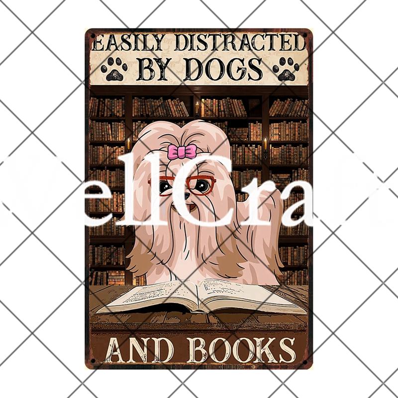 [ Wellcraft ] Pet Shih Tzu Dog You Are My Sunshine Beer Bath Shop Art Metal Tin Sign Wall Poster Iron Painting Pub D-14 20*30 CM