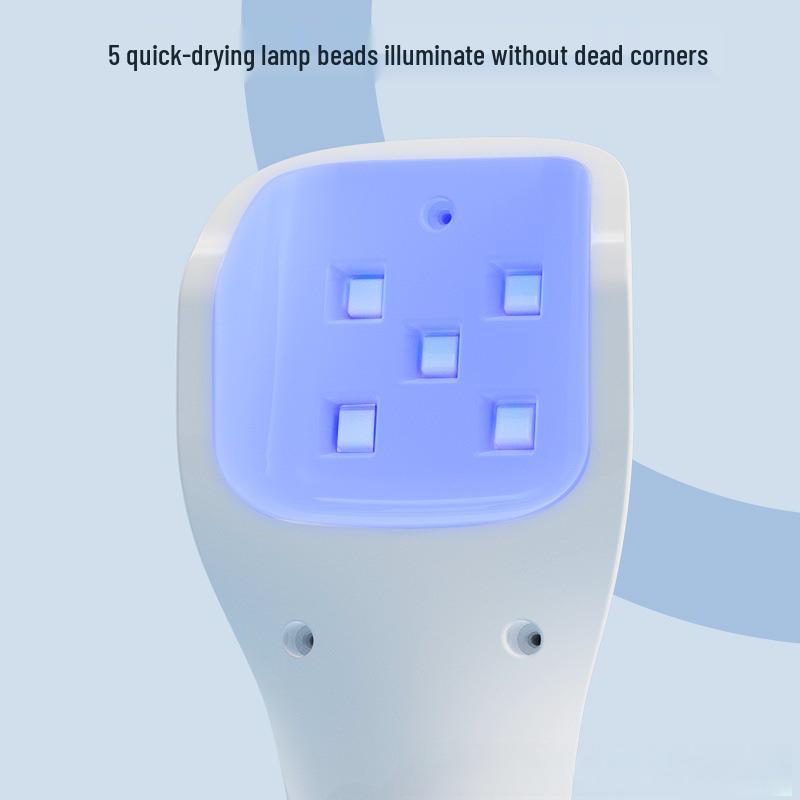 Portable Cross-Border Nail Art Phototherapy Lamp with Screen Display and Quick-Drying Spotlight Model
