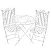 Dollhouse Patio Set Corrosion Resistant Moisture-proof Micro Decor Mini Garden Furniture Set for Kids