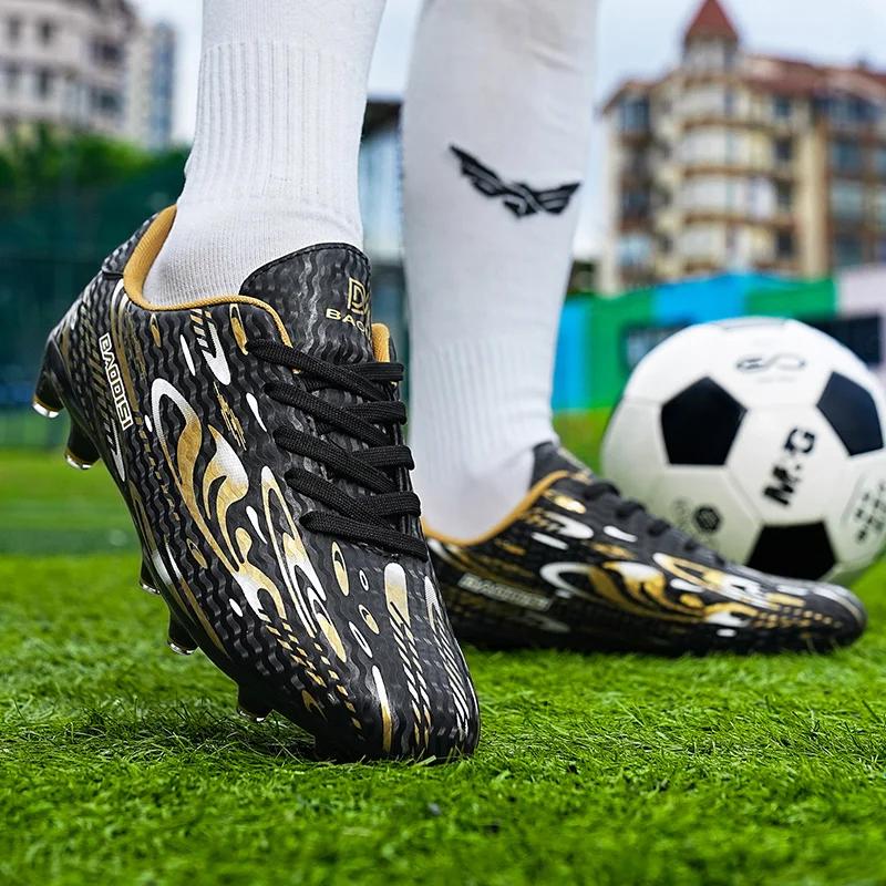Kids Soccer Shoes Men Original Football Shoes Indoor Professional Football Field Boots Society Cleats TF/AG Sneaker Non Slip