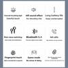 Wireless Bluetooth Earphones Pull Out Digital Display In-ear TWS Bluetooth Earphones