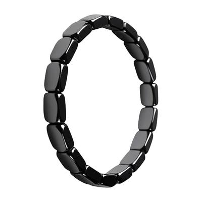 HematiteBracelet Masculine Bracelet with Natural HematiteMasculine Jewellery Wrist Decor Everyday Wear for Father Husband