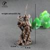 Antique Bronze Guan Gong Statue Ornament Pure Copper Buddha Figurines Miniatures Home Decoration Accessories Crafts Collections
