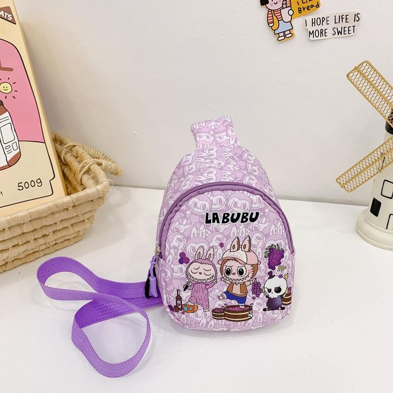 Casual Children Crossbody Bag With Cartoon Print Design For Kindergarten