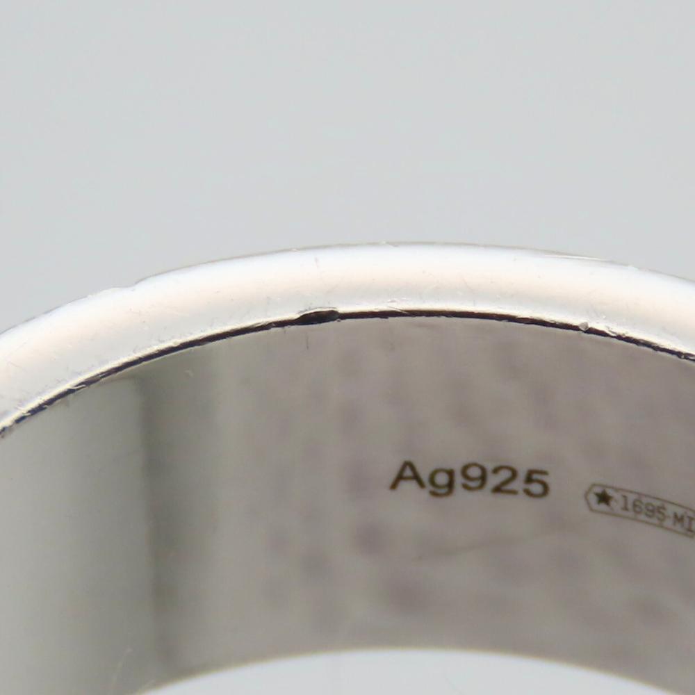 Used GUCCI Ring Logo ring EU#59.5 21 Silver925 10.2g Silver Accessories