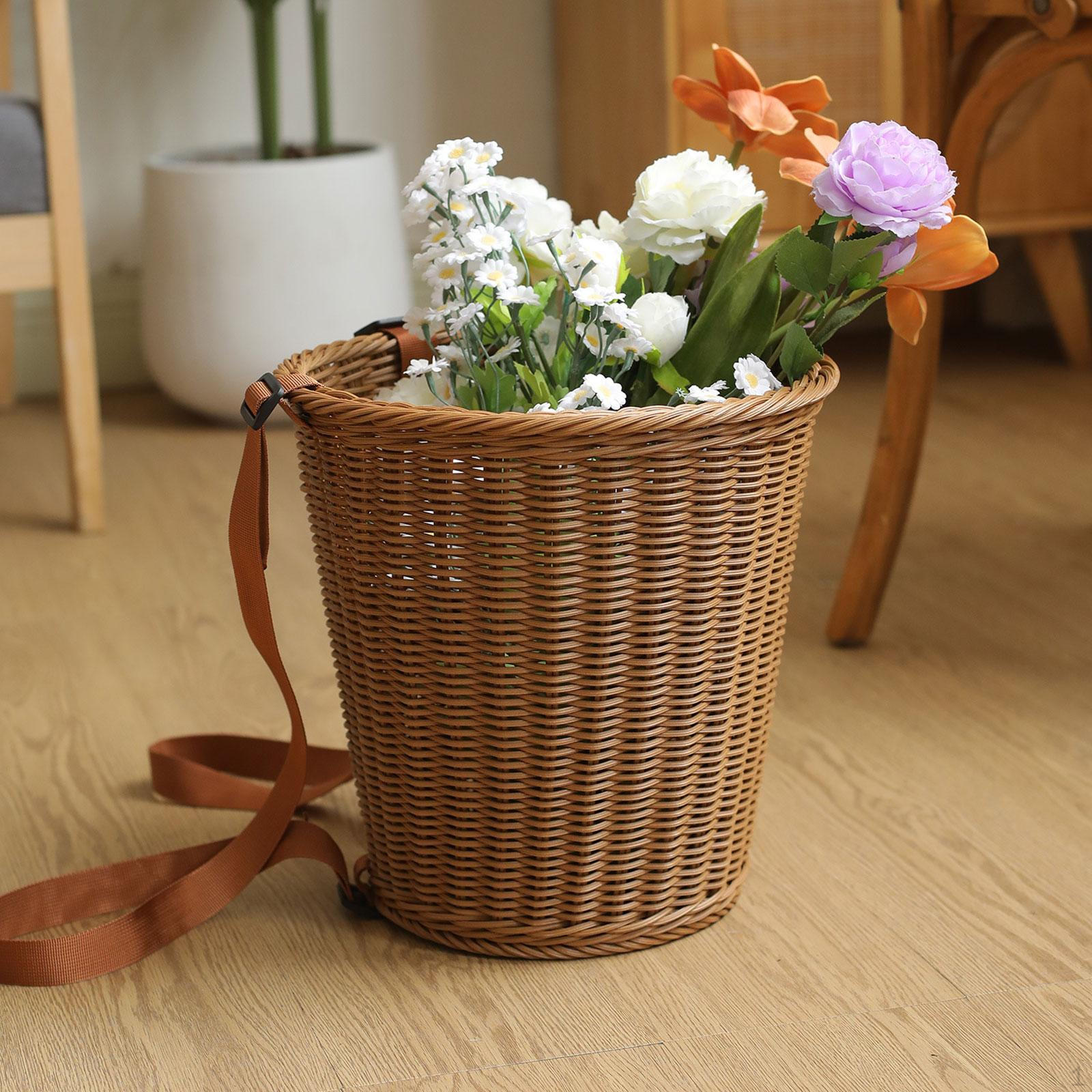 

Orchard Picking Basket Handwoven Large Capacity Handcrafted Flower Multipurpose for Shopping