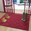 Olanly Washable Front Entry Doormats for Entryway Indoor Door Mat Non-Slip Absorbent Resist Dirt Entrance MatInside Floor Mats