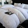 Milk Fleece Four-piece Set, Thickened Carved Fleece, Bed Sheet Quilt Cover, Bed Three-piece Set