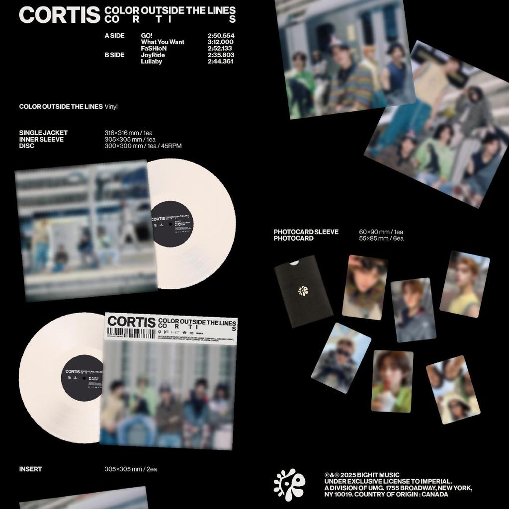 Cortis COLOR OUTSIDE THE LINES Vinyl Albums