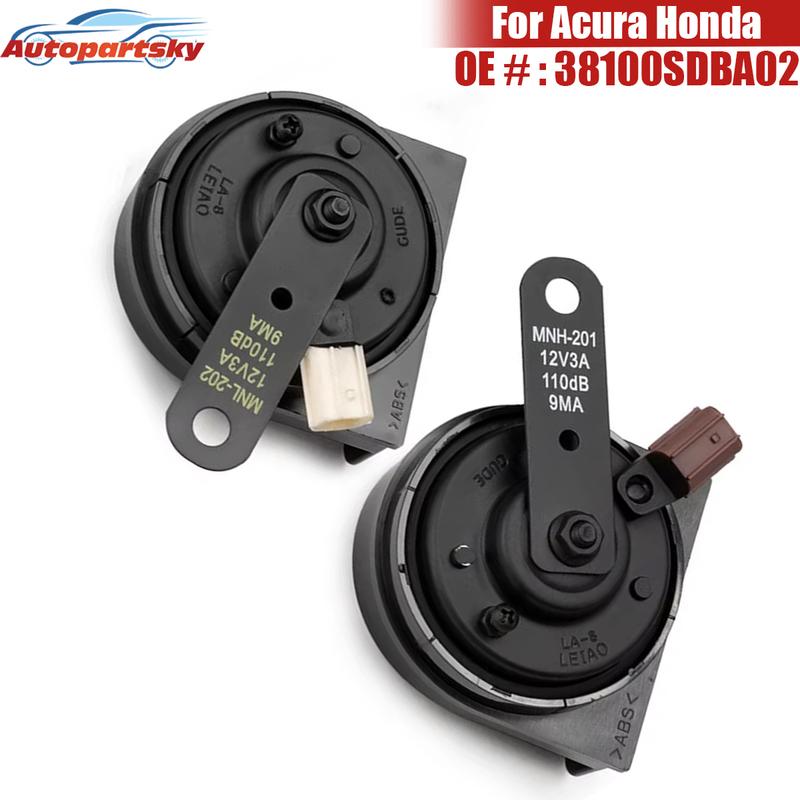Auto Parts 38100-SDB-A02 Tone Horns 12V 3A 108dB For Acura TSX RL For Honda Accord 38150SDBA01 38100SDBA02 New