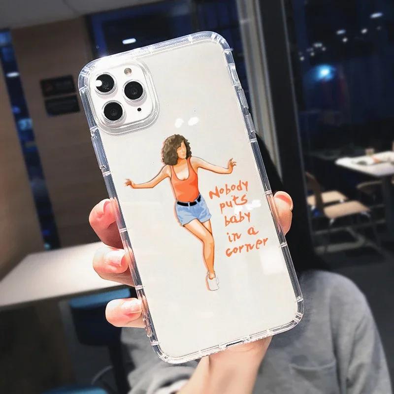 

Phone Case for iPhone 16 11 12 13 14 15 Pro Max Mini 7 8 Plus SE Dirty Dancing Hip Hop Soft Back Transparent Cover Coque Fundas iphone 16ProMax