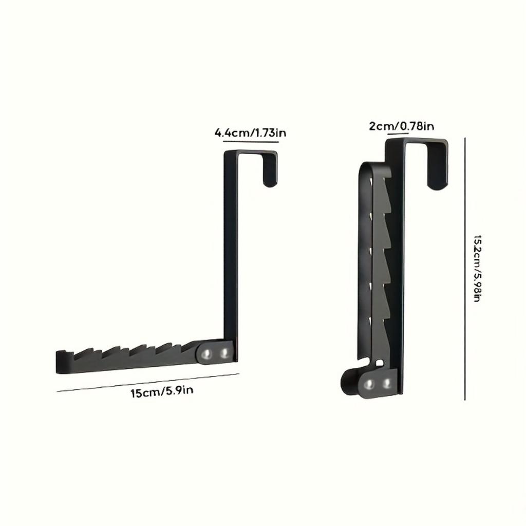 Door Hook, Foldable Hook, Convenient for Storage and Organization, Bedroom, Bathroom Door Hook, Ironwork, Sturdy and Firm
