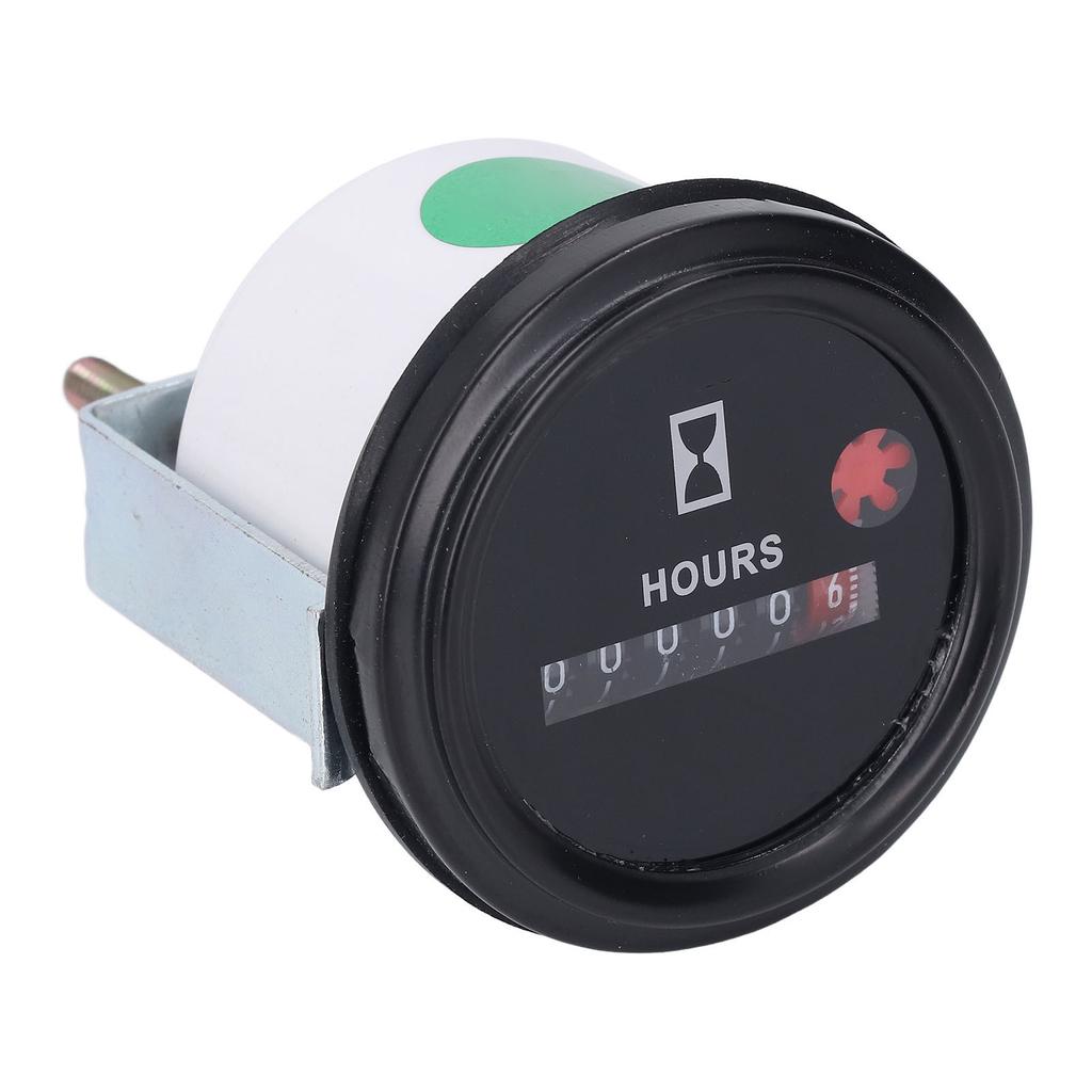 Contor Ore Quartz 099999.9H 6 Cifre Precizie Ridicată Rotund Tester Contor Ore pentru Pompă Generator