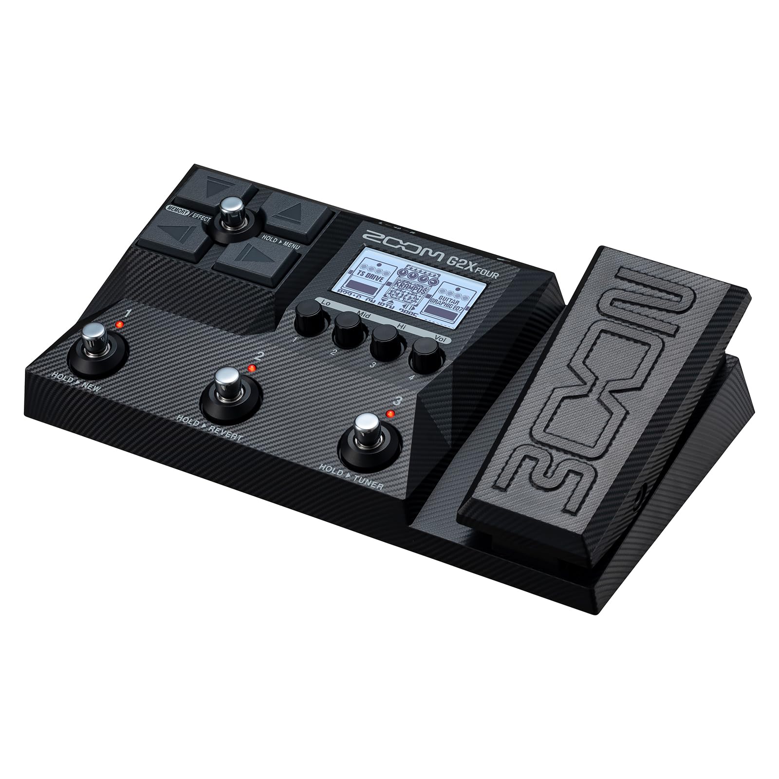Гитарная педаль ZOOM G2X FOUR с 79 USB, легкая, с адаптером MFX G Series, Мультиэффекты IR, Эффекты, Совместимая, Компактная, [3-летняя