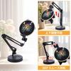 GNEGNI Embroidery Table Stand Foldable Clamp Fixation Compatible with 8mm Holes Embroidery Hoop Craft Supplies Handmade Desktop Cross-Stitch Holder
