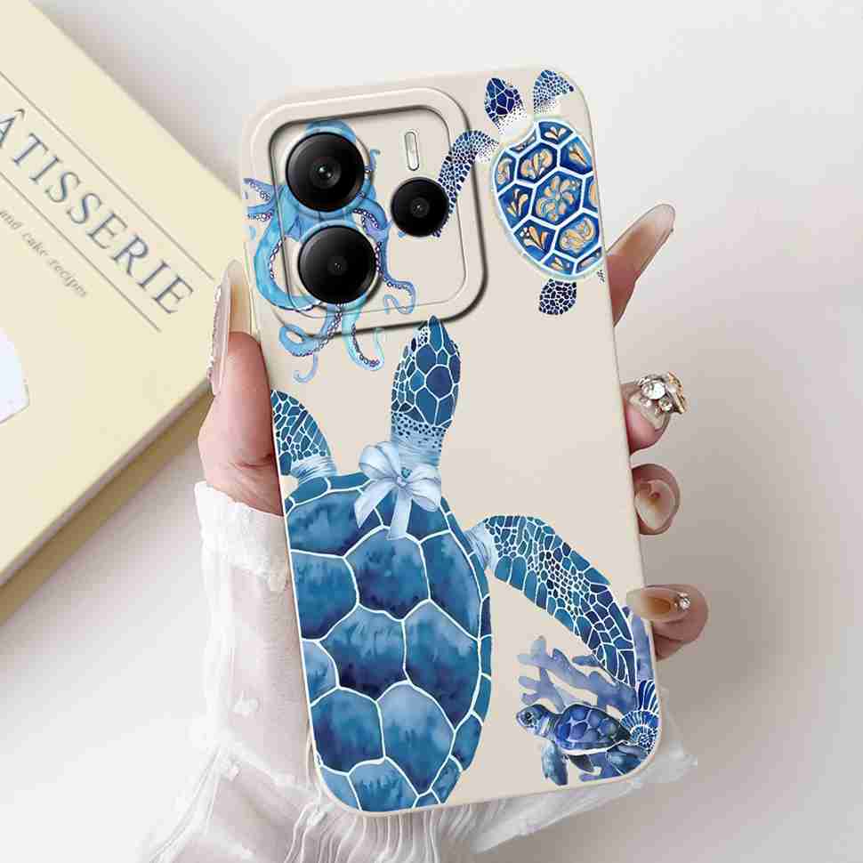 Luxury Rose Cover For Xiaomi Redmi Note 14 5G Case 6.67" Soft Slim Phone Case For Redmi Note 14 Note14 5G Capa Bags
